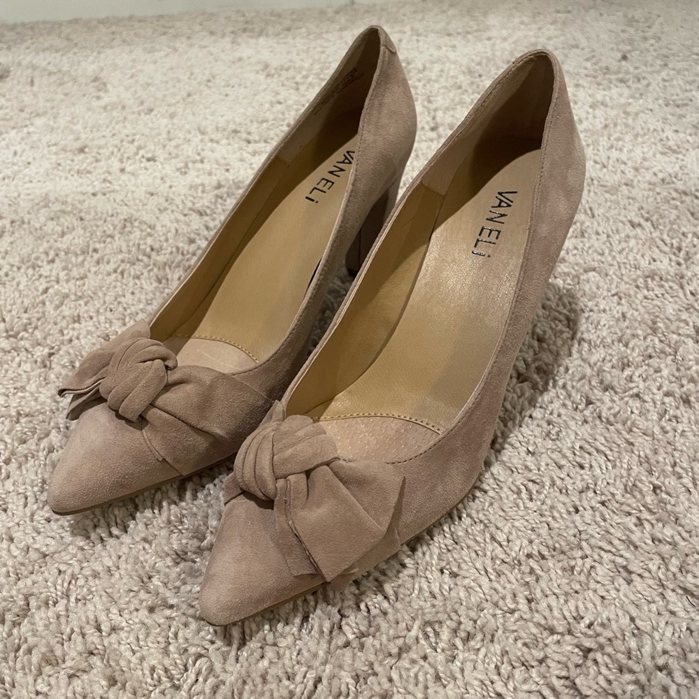 Vaneli suede shoe